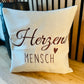 Kissen " Herzensmensch" versch. Varianten